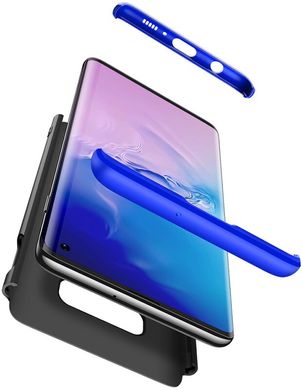 Чехол накладка GKK 3 in 1 Hard PC Case Samsung Galaxy S10e Blue/Black