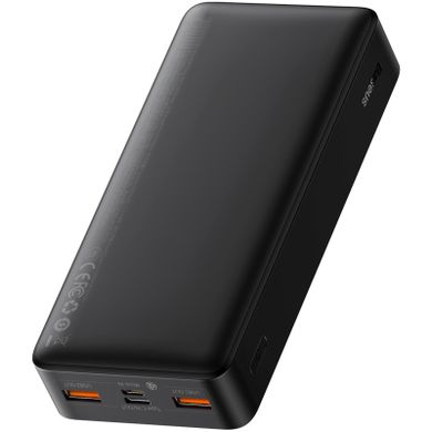 Батарея універсальна Baseus Bipow 20000mAh, PD/20W, QC3.0/USB-C, 2*USB-A/3A(max.), black (PPDML-M01), Чорний
