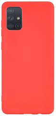 Чехол накладка Samsung Galaxy A71 Red TOTO 1mm Matt TPU Case