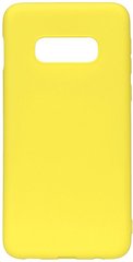 Чехол накладка TOTO 1mm Matt TPU Case Samsung Galaxy S10e Yellow
