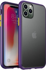Чехол iPhone 11 Pro Max Purple Ipaky Cucoloris Series/TPU Frame Anti-Scratch PC Case Apple