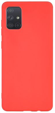 Чехол накладка Samsung Galaxy A71 Red TOTO 1mm Matt TPU Case