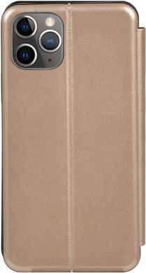 Чохол книга iPhone 11 Pro Max TOTO Book Rounded Leather Case Apple gold