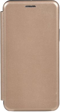 Чехол книжка iPhone 11 Pro Max TOTO Book Rounded Leather Case Apple gold