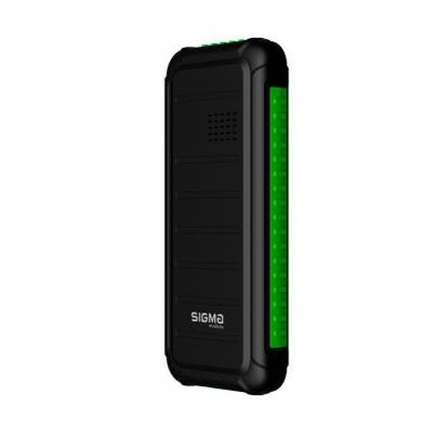 Мобільний телефон Sigma X-style 18 Track Black-Green (4827798854433), Зелений
