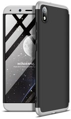 Чехол накладка GKK 3 in 1 Hard PC Case Xiaomi Redmi 7A Silver/Black