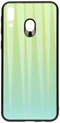 Чехол накладка TOTO Aurora Print Glass Case Samsung Galaxy M20 Green