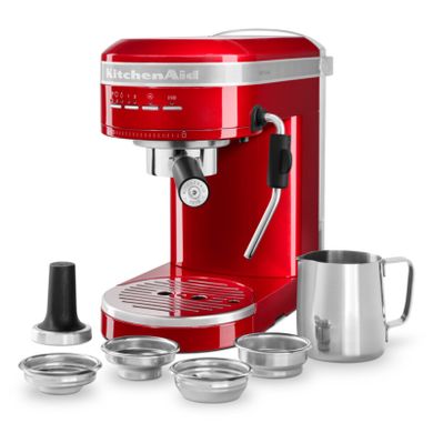 Ріжкова кавоварка еспресо KitchenAid 5KES6503ECA, вишневий