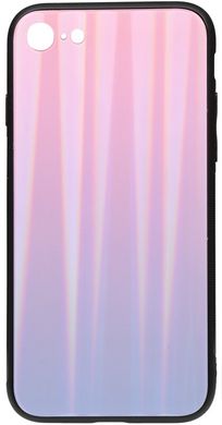 Чехол накладка TOTO Aurora Print Glass Case Apple iPhone 7; 8 Lilac