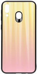 Чехол накладка TOTO Aurora Print Glass Case Samsung Galaxy M20 Pink