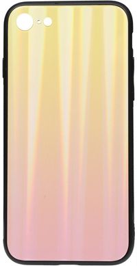 Чехол накладка TOTO Aurora Print Glass Case Apple iPhone 7; 8 Pink