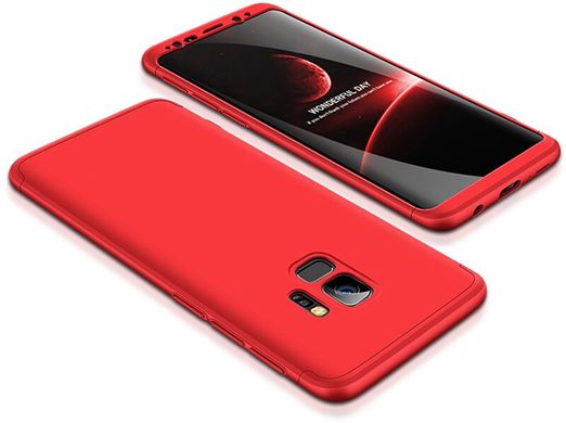 Чехол накладка GKK 3 in 1 Hard PC Case Samsung Galaxy S9 Red