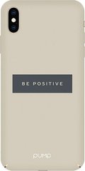 Чохол PUMP Tender Touch Case for iPhone X/XS Be Positive