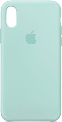 Чехол накладка Apple Silicone Case iPhone XR Light Blue