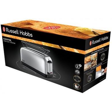 Тостер Russell Hobbs 23510-56, нержавіюча сталь