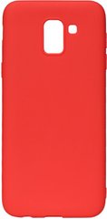 Чехол накладка TOTO 1mm Matt TPU Case Samsung Galaxy J6 2018 Red