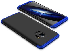 Чехол накладка GKK 3 in 1 Hard PC Case Samsung Galaxy S9 Blue/Black