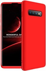 Чехол накладка GKK 3 in 1 Hard PC Case Samsung Galaxy S10 Red