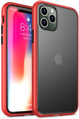 Чохол iPhone 11 Pro Max Red Ipaky Cucoloris Series/TPU Frame Anti-Scratch PC Case Apple