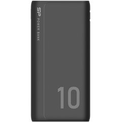 Батарея универсальная Silicon Power GP15 10000mAh, USB-A*2(5V/max.2.1A) (SP10KMAPBKGP150K / PB930319), Чорний
