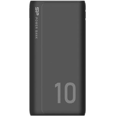 Батарея універсальна Silicon Power GP15 10000mAh, USB-A*2(5V/max.2.1A) (SP10KMAPBKGP150K / PB930319), Чорний
