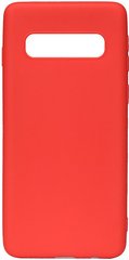Чехол накладка TOTO 1mm Matt TPU Case Samsung Galaxy S10 Red