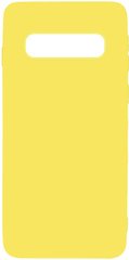 Чехол накладка TOTO 1mm Matt TPU Case Samsung Galaxy S10 Yellow