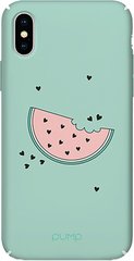 Чохол PUMP Tender Touch Case for iPhone X/XS Watermelon