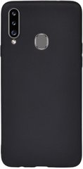 Чехол накладка Samsung Galaxy A20s Black TOTO 1mm Matt TPU Case