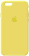 Чехол накладка Apple Silicone Case iPhone 6/6s Lemon Yellow