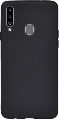 Чехол накладка Samsung Galaxy A20s Black TOTO 1mm Matt TPU Case