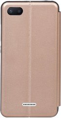 Чехол книжка Xiaomi Redmi 6A TOTO Book Rounded Leather Case gold