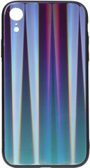 Чехол накладка TOTO Aurora Print Glass Case Apple iPhone XR Blue