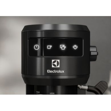 Ріжкова кавоварка еспресо Electrolux E6EC1-6BST, Чорний