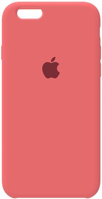 Чохол накладка Apple Silicone Case iPhone 6/6s Peach Pink