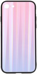 Чехол накладка TOTO Aurora Print Glass Case Apple iPhone XR Lilac