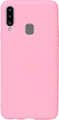 Чехол накладка Samsung Galaxy A20s Pink TOTO 1mm Matt TPU Case