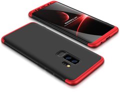 Чехол накладка GKK 3 in 1 Hard PC Case Samsung Galaxy S9+ Red/Black