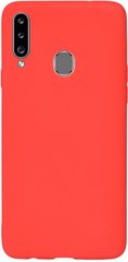 Чехол накладка Samsung Galaxy A20s Red TOTO 1mm Matt TPU Case