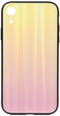 Чохол накладка TOTO Aurora Print Glass Case Apple iPhone XR Pink