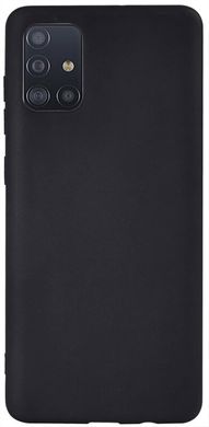 Чехол накладка Samsung Galaxy A51 Black TOTO 1mm Matt TPU Case
