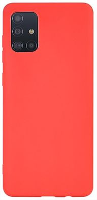 Чехол накладка Samsung Galaxy A51 Red TOTO 1mm Matt TPU Case
