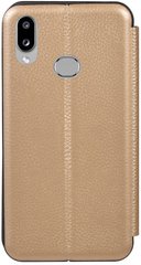 Чехол книжка Samsung A10s TOTO Book Rounded Leather Case gold