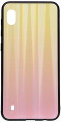 Чехол накладка TOTO Aurora Print Glass Case Samsung Galaxy A10 Pink