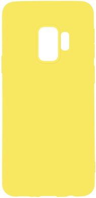 Чехол накладка TOTO 1mm Matt TPU Case Samsung Galaxy S9 Yellow