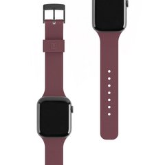 Ремешок для смарт-часов Uag [U] для Apple Watch 44/42 [U] Dot Silicone, Aubergine (19249K314747), бордовий