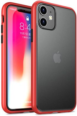 Чохол iPhone 11 Red Ipaky Cucoloris Series/TPU Frame Anti-Scratch PC Case Apple