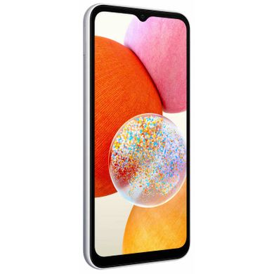 Мобільний телефон Samsung Galaxy A14 LTE 4/128Gb Silver (SM-A145FZSVSEK), світло-сірий