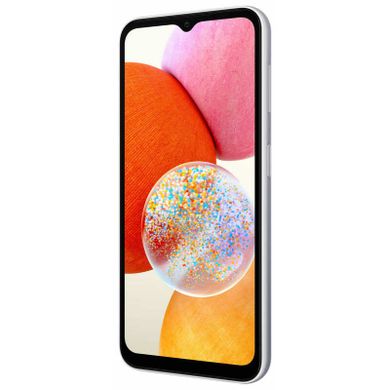 Мобильный телефон Samsung Galaxy A14 LTE 4/128Gb Silver (SM-A145FZSVSEK), світло-сірий